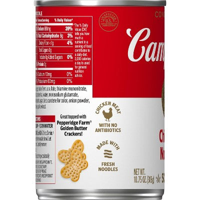 Campbell's Condensed Chicken Noodle Soup - 10.75oz