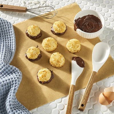 3pc Mini Whisk, Spatula and Spoon Gift Set Cream - Figmint