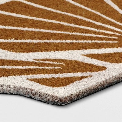 18"x30" Shells Coir Doormat Natural/White - Sun Squad (LOCAL PICKUP ONLY)