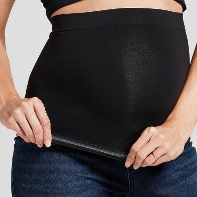 Bellaband Maternity Support Belt - Isabel Maternity by Ingrid & Isabel Black L/XL: Over Belly Silicone Band