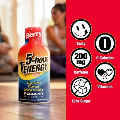 5 Hour Energy Shot Regular Strength - Berry - 1.93 fl oz/10pk