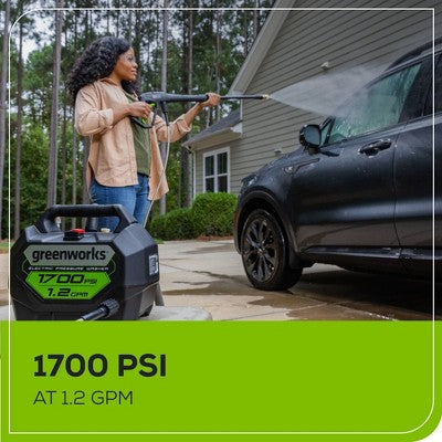 Greenworks 1700 PSI Corded Electric Pressure Washer (LOCAL PICKUP ONLY)