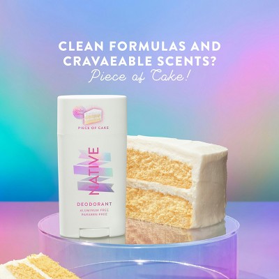 Native Limited Edition Solid Deodorant - Vanilla Piece of Cake - 2.65oz