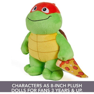 Teenage Mutant Ninja Turtles: Mutant Mayhem Raphael with Pizza 8" Plush