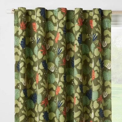 42"W x 84"L Dinosaur Kids' Blackout Window Curtain Panel - Pillowfort