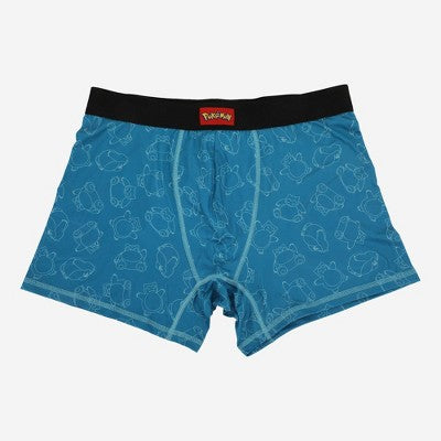 Men's Snorlax Boxer Briefs 2pk - Light Blue/Dark Blue L