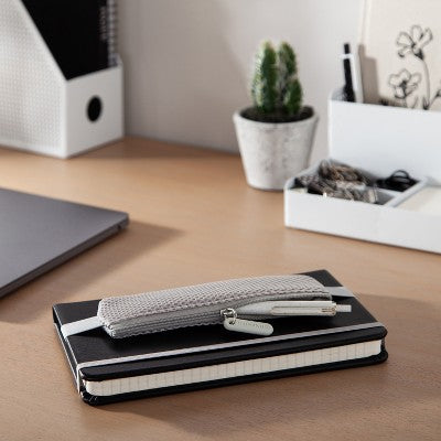 U Brands 1ct Mesh Zipper Pen Pencil Pouch with Elastic Band