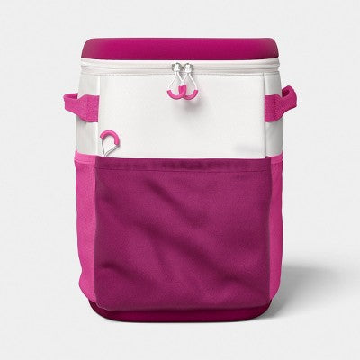 24 Cans/20.4qt Backpack Cooler Pink - Sun Squad