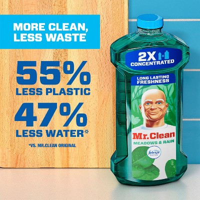 Mr. Clean Dilute Meadows & Rain Multi-Surface Cleaner - 23 fl oz
