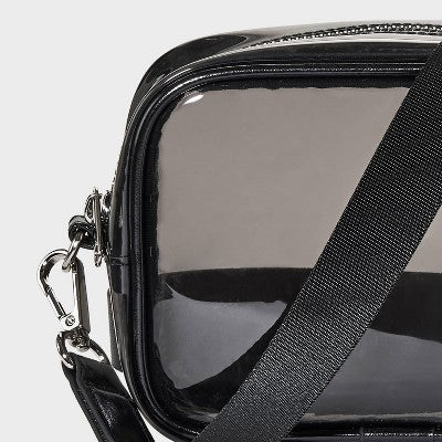 Clear Jelly Dome Crossbody Bag - Wild Fable Black