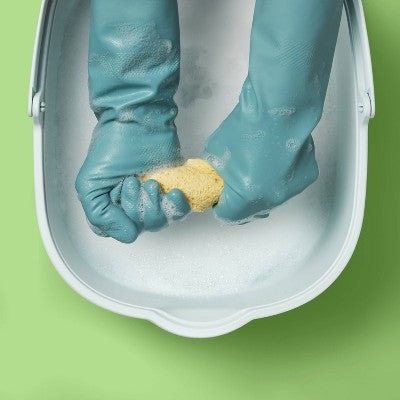 Reusable Heavy Duty Latex Gloves - Medium - up&up