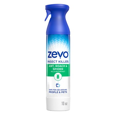 Zevo Ant Roach and Spider Crawling Insect Spray - 10 fl oz: Indoor Outdoor Use, Pesticide, Kills Pests