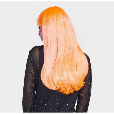 Adult Premium Wigs Orange Blacklight Electric Diva - Hyde and EEK! Boutique