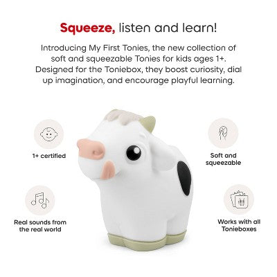 tonies My First Tonies: Cow: Electronic Storybook, Language Skills & Creative Thinking Educational Toy