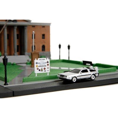 Jada Back to the Future Clock Tower Nanoscene Vehicle Playset