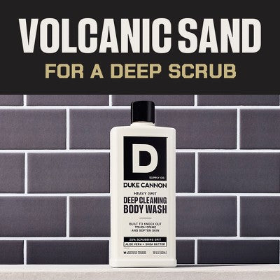 Duke Cannon Supply Co. Heavy Grit Deep Cleaning Men's Body Wash - 18 fl oz