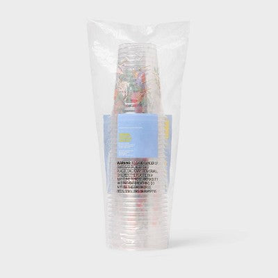 Spring Disposable Clear Cups - Birds - 18oz/30ct - up&up