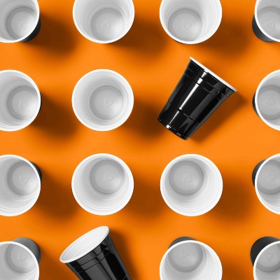 Halloween Disposable Solid Cup - Black - 18oz/30ct - up&up