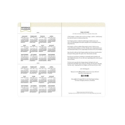 Day Designer 2024-25 Monthly Planner 6.125"x3.625" Stapled Les Fleurs