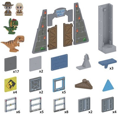 Tile Town Jurassic World 'Dino Escape' Magnetic Tiles Playset