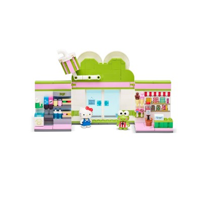 Hello Kitty and Friends Keroppi Mart Building Set with Hello Kitty and Keroppi Minifigures