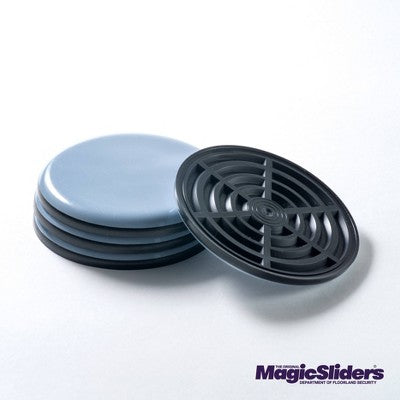 Magic Sliders 4pk 4" Round Adhesives Move and Remove