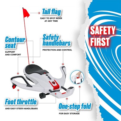 Rollplay Nighthawk NexGen 24V Lithium Battery Ride-On Car - White (LOCAL PICKUP ONLY)