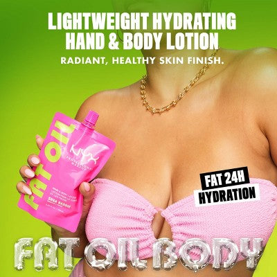 NYX Professional Makeup Fat Oil Hand & Body Lotion with Avocado Oil - Suga Baddie - 5.07 fl oz