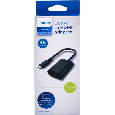 Philips USB-C to HDMI Adapter - Black