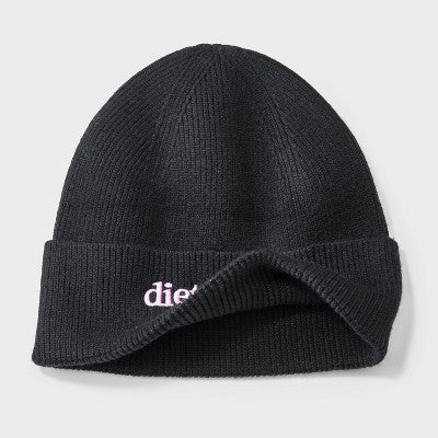 Women's Diet Coke Graphic Beanie - Black