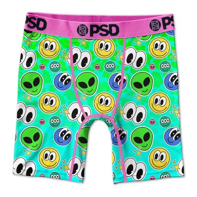 PSD Boys' 2pk Smiley Alien Boxer Briefs - S