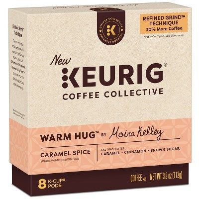 Keurig Coffee Collective Warm Hug Caramel Spice Medium Roast K-Cup Coffee Pods - 8ct