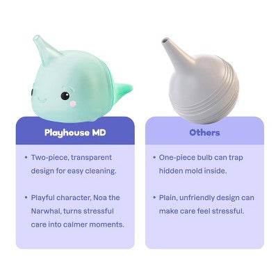 Playhouse MD Light-Up Nasal Bulb - Narwhal
