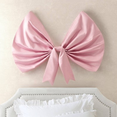 57" Bow Decorative Wall Hanging Pink