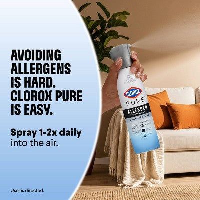 Clorox PURE Allergen Neutralizer Daily Air Spray Air Fresheners Ocean Mist - 8oz: Non-Toxic, Liquid Spray, 1-Pack