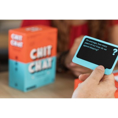 Asmodee Chit Chat Card Game: Numbers Focus, Party Fun, 4-10 People, 10-Minute Play, Complete Set