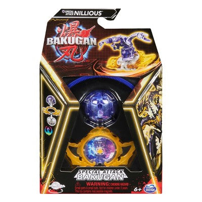 Bakugan Special Attack Nillious Blue Action Figure
