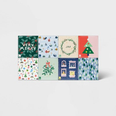 Holiday Ultra Soft Facial Tissue - Multi-Print - 65ct - up&up