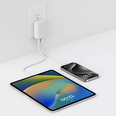 Belkin 42W Wall Charger C-Lightning Bundle - White