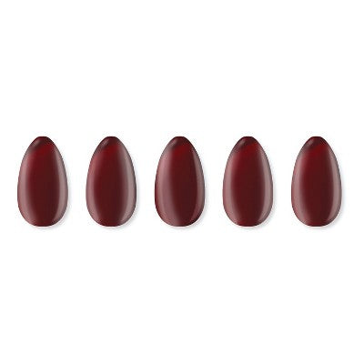 Ohora Gel Nail Art Gel Tip - Royal Burgundy - 30ct