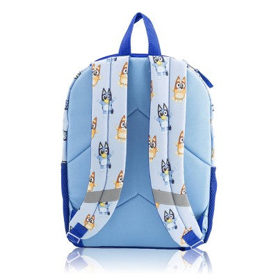 Bluey 15.5L Backpack 5pc Set with Headphone and Hood - Blue