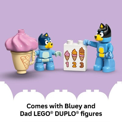 LEGO DUPLO Bluey Ice Cream Trip with Bluey Building Set 10458