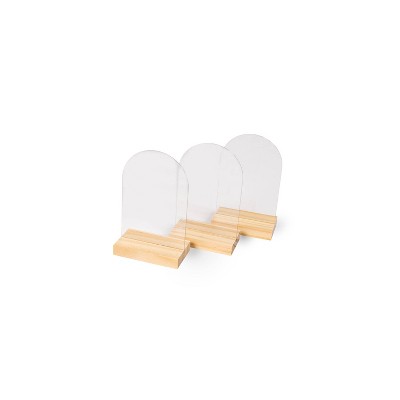 3pk Clear Signs - Bullseye's Playground