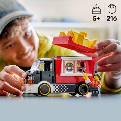 LEGO City Fries Food Truck Toy Building Set, Easter Basket Gift for Kids, 60488