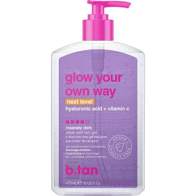 b.tan Glow Your Own Way Self Tan Gel - 16 fl oz