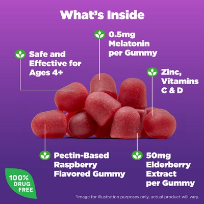 Natrol Kids' Sleep + Immune Health Sleep Aid Gummies - Berry - 50ct
