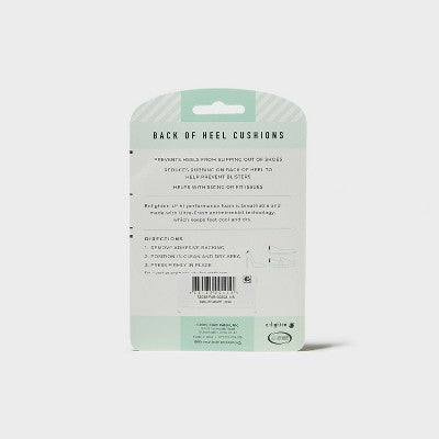 Fab Feet Women's by Foot Petals Back of Heel Insoles Shoe Cushion Khaki - 3 pairs: Foam Inserts