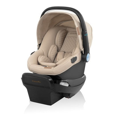 Evenflo Shyft Intuiti+ Travel System Featuring Revolve180 LiteMax NXT with Sensory Soothe - Travertine (LOCAL PICKUP ONLY)