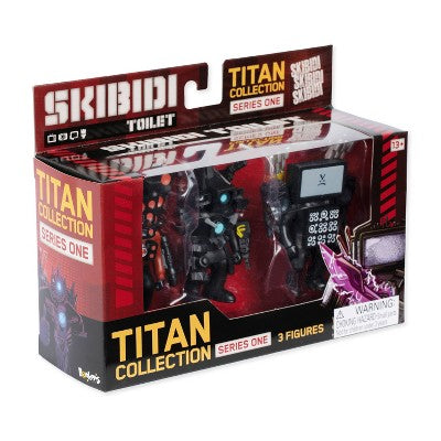 Skibidi Toilet Titan Mini Figure Set - 3pk