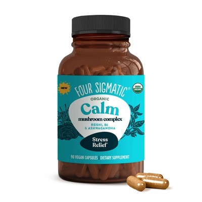 Four Sigmatic Calm Organic Mushroom Vegan Vitamin Capsules - 90ct
